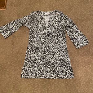 Jude Connally Navy Blue/White Dress XS